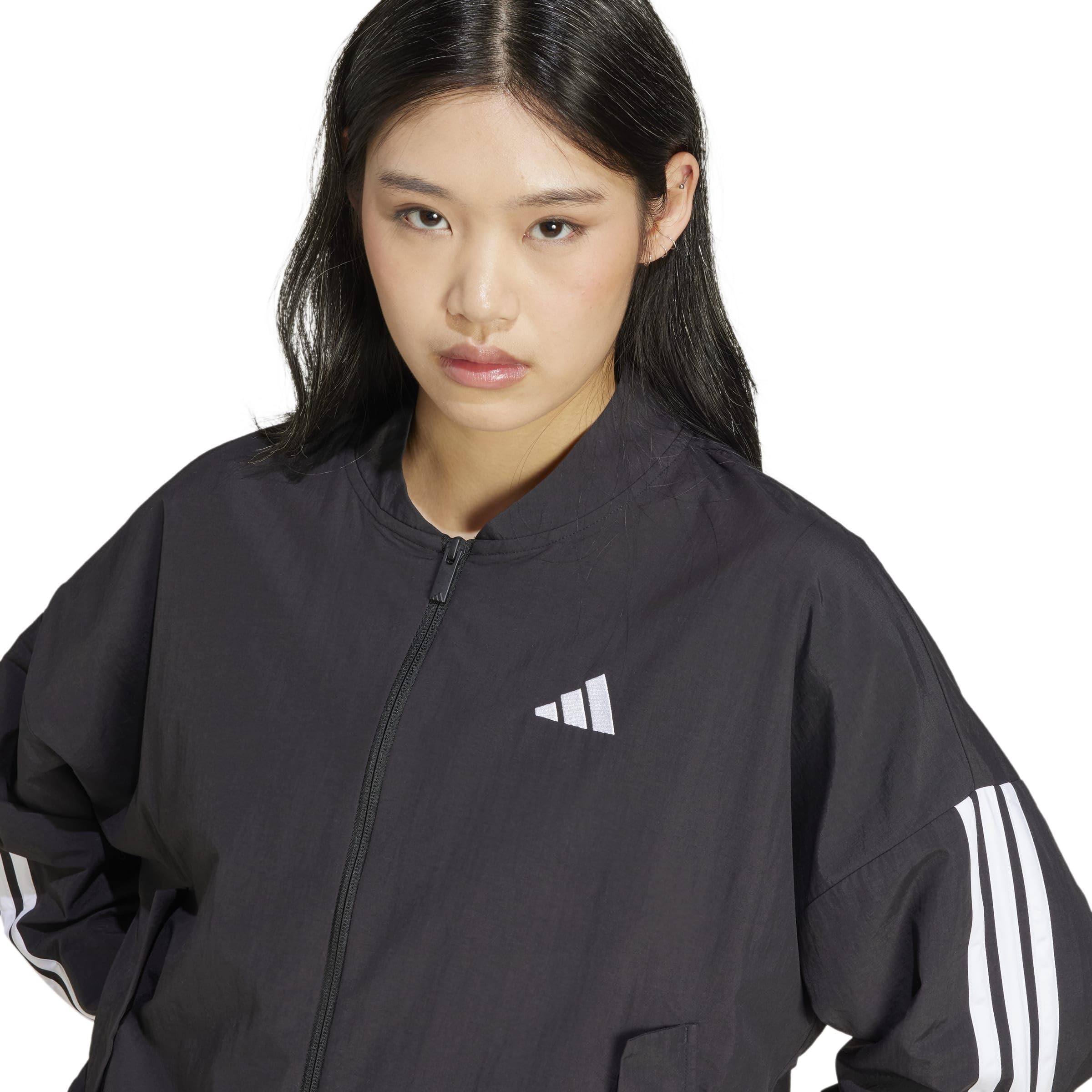 adidas Mujer ESSENTIALS 3-STRIPES LIFESTYLE WOVEN BOMBER JACKET