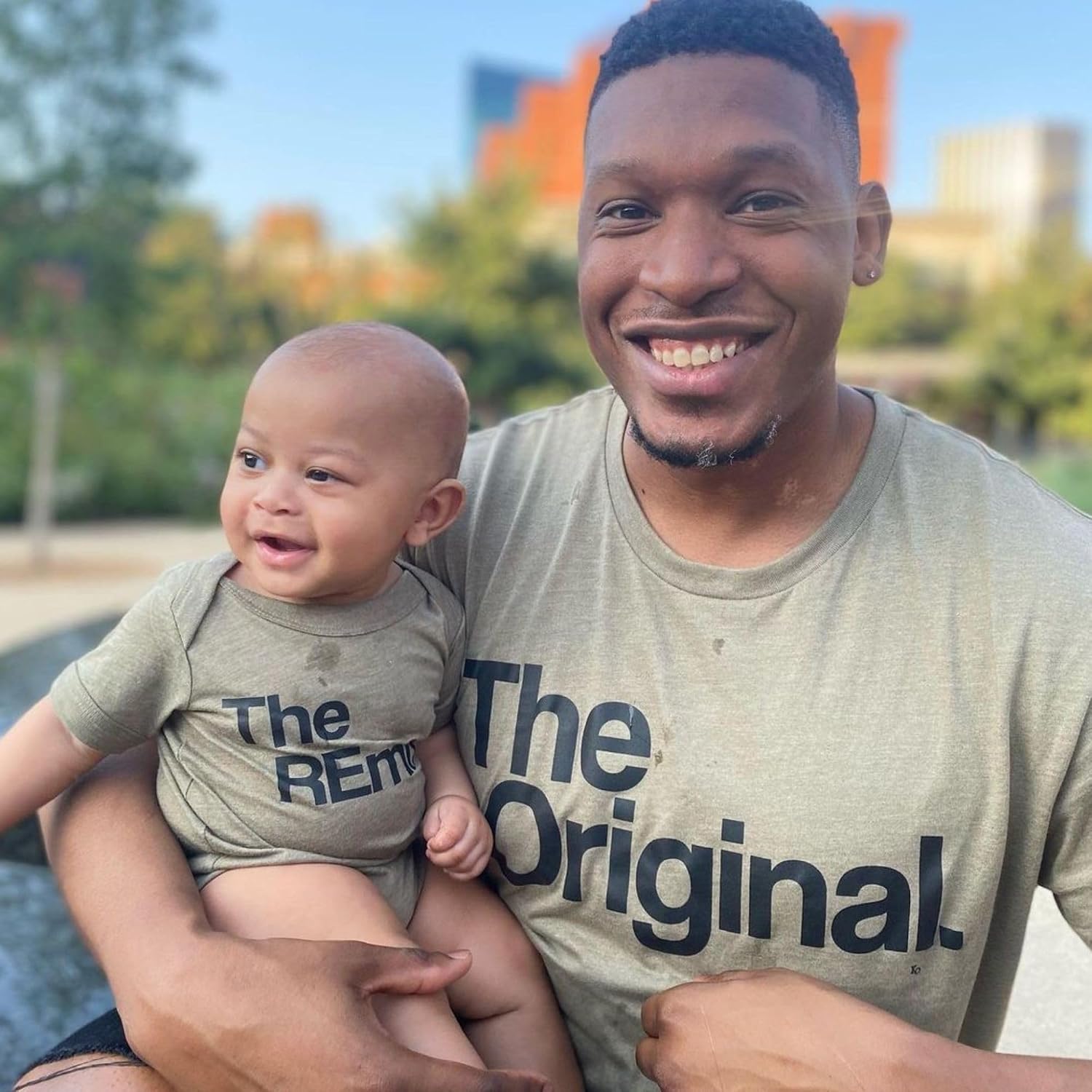 Daddy and Me, Girl Dad Matching, Olive Shirt, Matching Father and Baby Outfit, Family Graphic Tees, The Original Shirt
