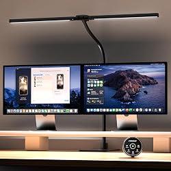 EYOCEAN Lampe de bureau à double tête à pince - 24 W - 80…