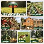 Outdoor Motion Sensor Alarm, Barking Dog Alarm with 360° Detection, Supports Voice Recording, Adjustable Volume, 120dB Motion Activated Alarm for Home, Garden, Yard, Farm – 1 Pack
