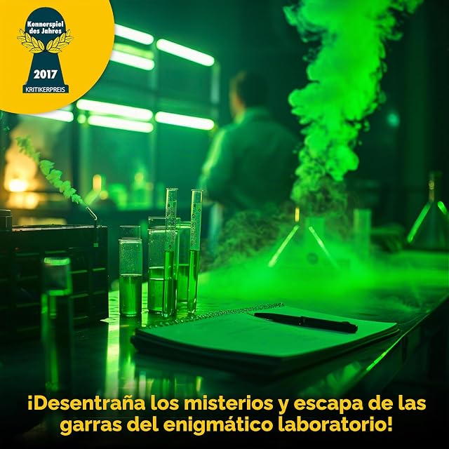 Foto 6 de 7 de Thames & Kosmos - EXIT: The Secret Lab - Level: 3/5 - Unique Escape Room Game - 1-4 Players