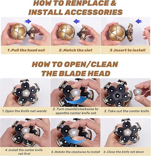 Miniatura 7 de Afeitadora eléctrica 6D para hombres, afeitadora giratoria impermeable IPX7 para mojadoseco, afeitadora recargable inalámbrica, kit de aseo 6 en 1