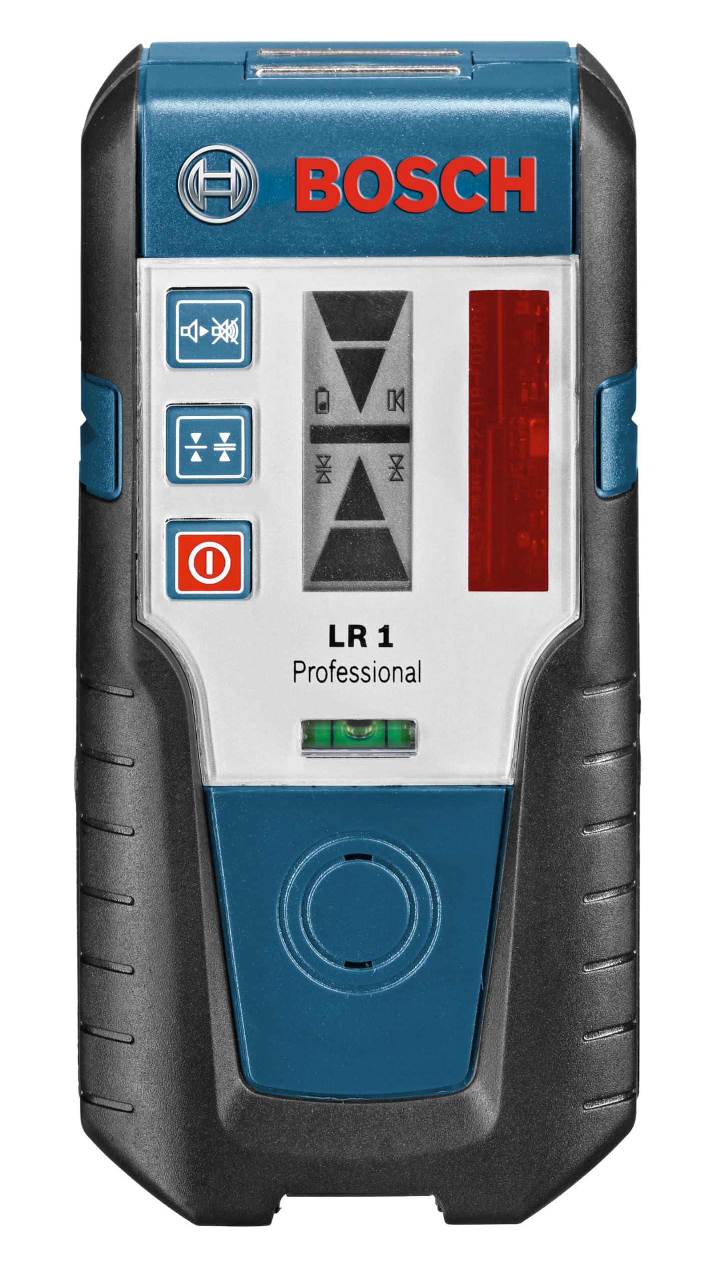 Bosch Professional Laser Receiver LR 1 (red Beam, 1 x 9V Battery, Bracket, Range: 0-200 m)