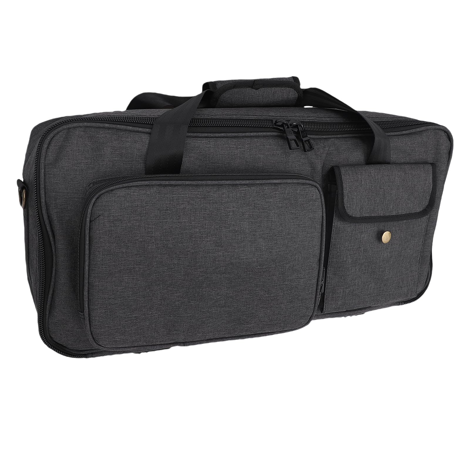 Fabater Torba Desek Gitarowych dla Bossa, dla Linii 6, dla Digi Tech, Miękka Torba do Przenoszenia do Pedału Wielopoziomowego, Wyściółka 10 Mm do Mikro Kontrolerów, Mikrofonów (L)
