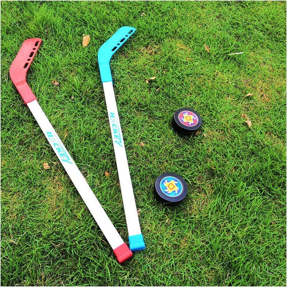 TOOLZ Set Hockey Per Bambini: 4 Mazze Da 70 Cm, Palla Forata E Palla In PVC – Hockey Su Strada