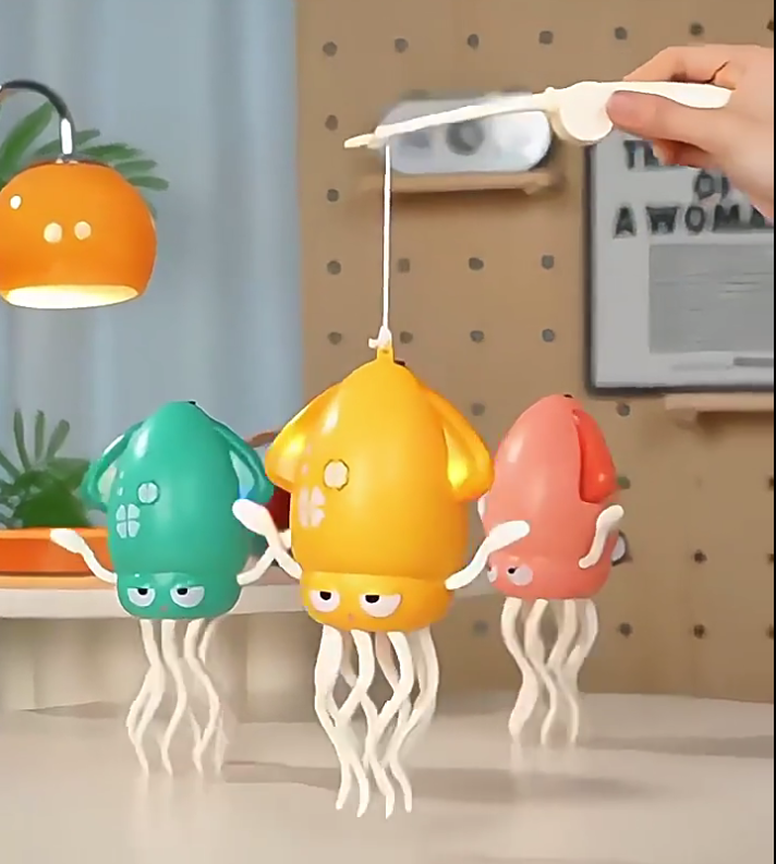Polpo Elettrico Danzante Con LED E Musica - Giocattolo Interattivo Con Evitamento Ostacoli Per Bambini - Foto 3