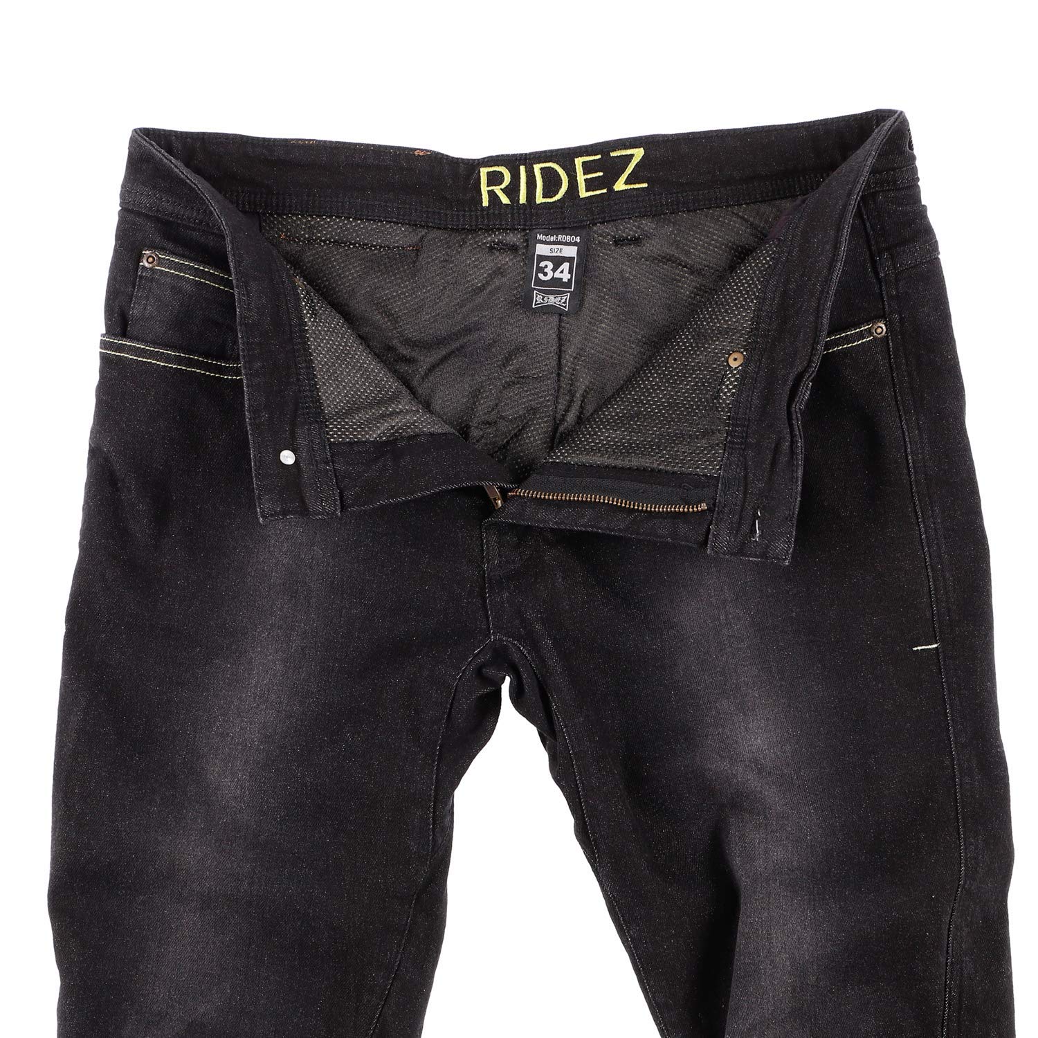 Amazon | [ライズ] FULL KEVLAR DENIM RDB04 BK 32inch | パンツ
