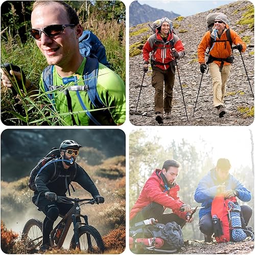 Miniatura 6 de Válvula de repuesto para boca, válvula de vejiga de hidratación de agua, color azul, paquete de 4 unidades