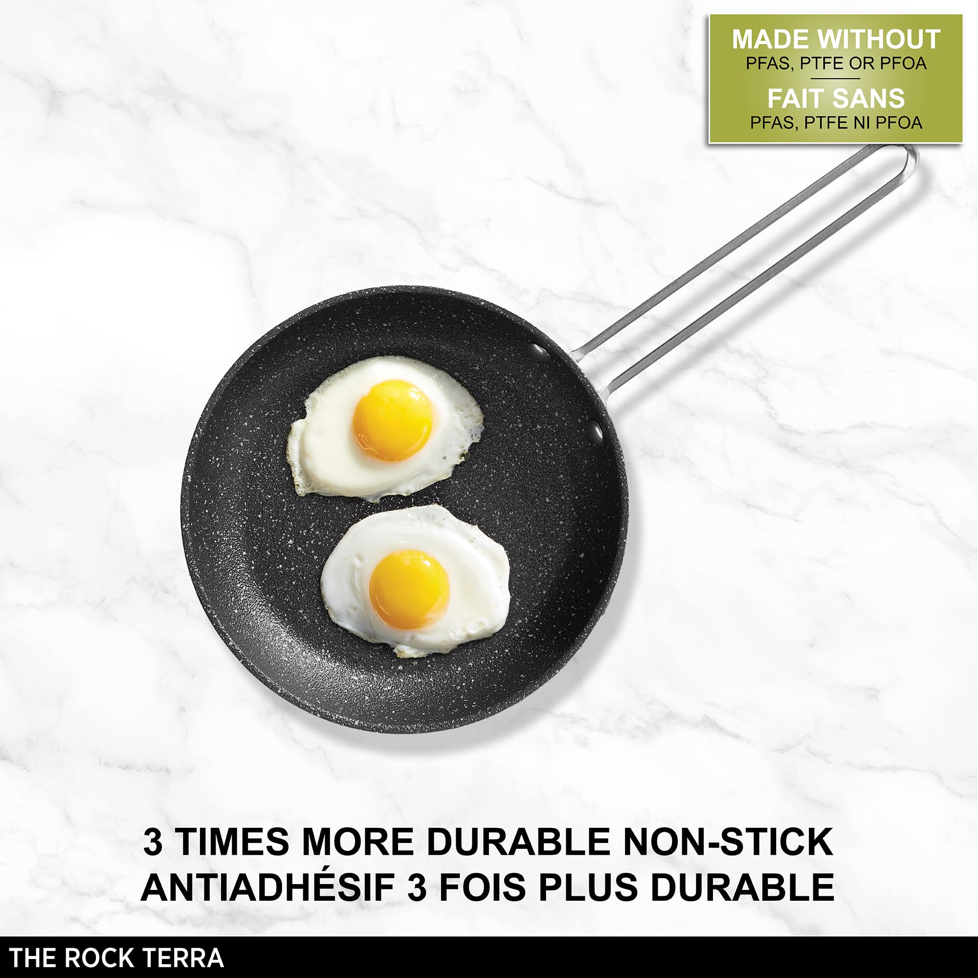 Starfrit The Rock Terra Fry Pan - Non-Stick Ceramic -2 Starfrit The Rock Terra Fry Pan - Non-Stick Ceramic -2