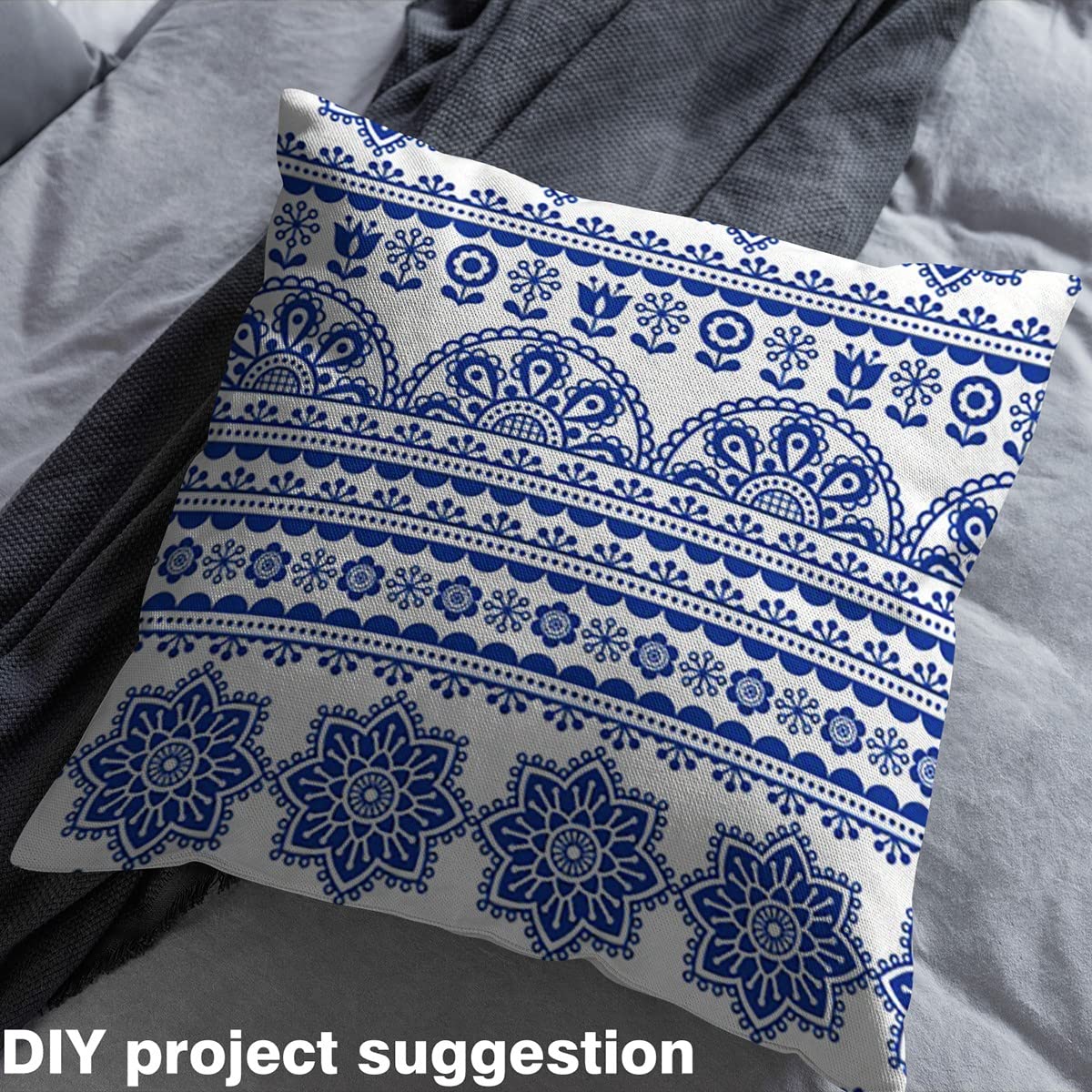 Tela de mandala bohemia para tapicería de The Yard, tela de tapicería de estilo bohemio para sillas, tela floral exótica para proyectos de bricolaje al aire libre y hogar, 5 yardas, (L460 x W150 cm)
