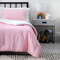 Vista 28 de LINENSPA - Edredón de microfibra hipoalergénico, con relleno sintético, para usar todo el año, tamaño matrimonial, rojo/negro