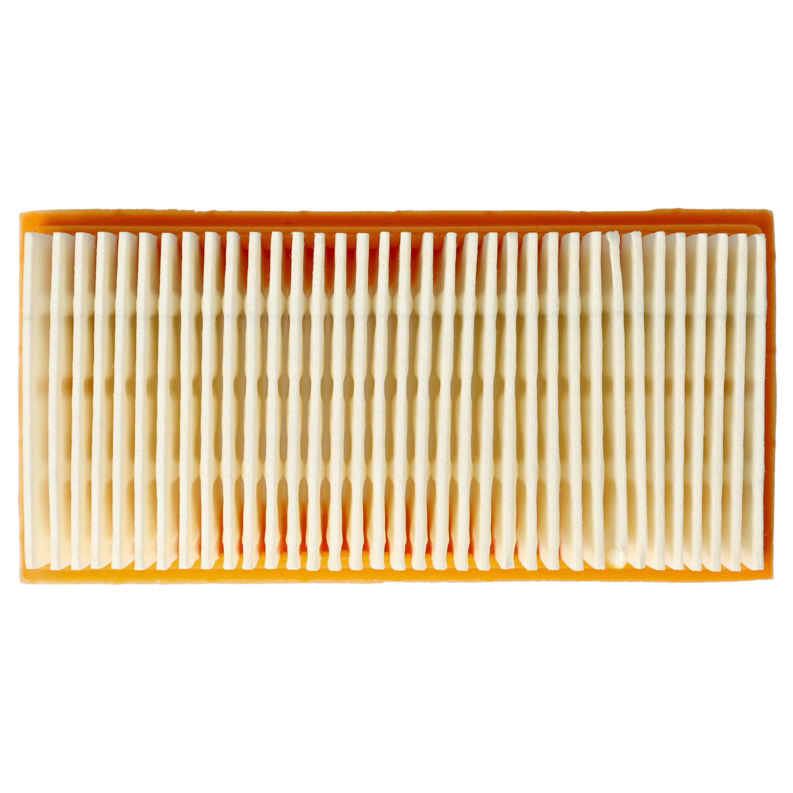 vhbw 8x Filtro plisado plano reemplaza Nilfisk 107413541 para aspiradora - Filtro motor aire refrigerante