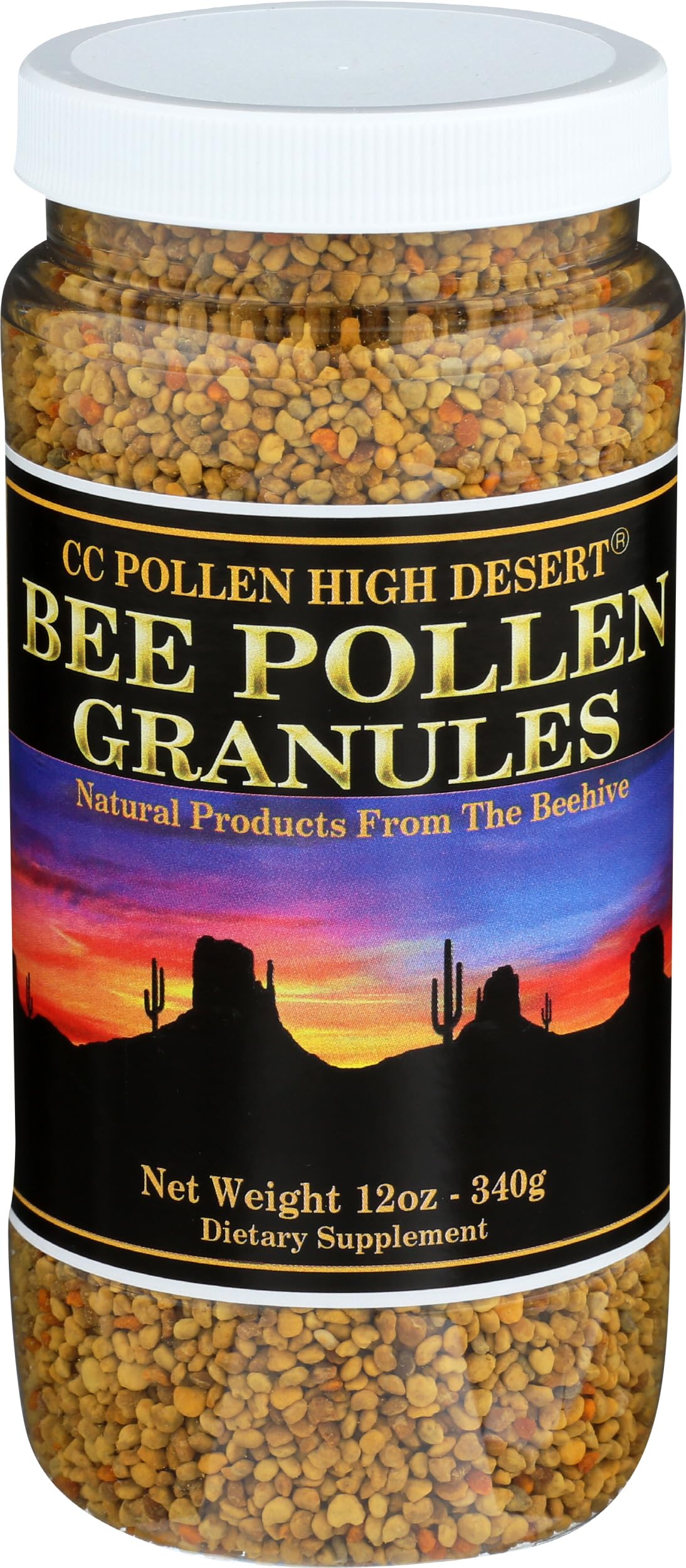 Bee Pollen Jar, 12 Ounce