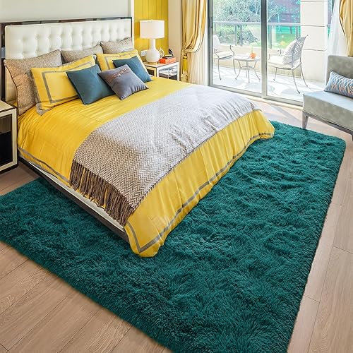 Vista 154 de BENRON Alfombras suaves para dormitorio, 2 x 6, lavables para pasillo, entrada, cocina, dormitorio, alfombra mullida para decoración de habitación