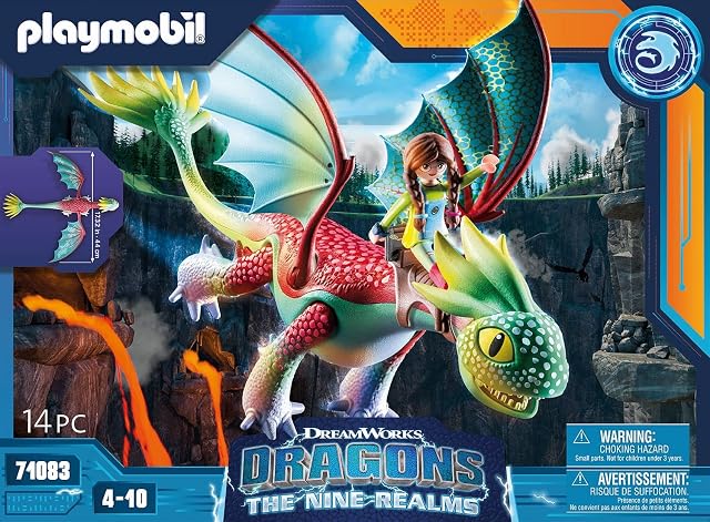 Foto 3 de 8 de PLAYMOBIL DreamWorks Dragons 71083 Dragons, The Nine Realms Feathers y Alex
