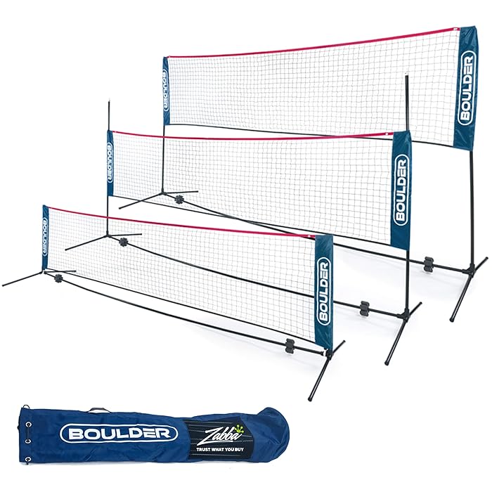 Buy Boulder Sports Badminton Net Portable Net Set for Kids Volleyball
