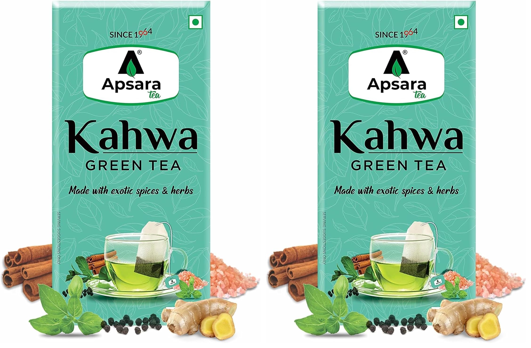 APSARA Detoxifying Kahwa Green Tea Bags - 72 Pcs, Spiced Kashmiri Detoxifying Kahwa Green Tea, Natural Body Cleanse & Immunity Booster With Rock Salt, Tulsi, Cardamom, Cinnamon Tea, 180 Grams-image-38