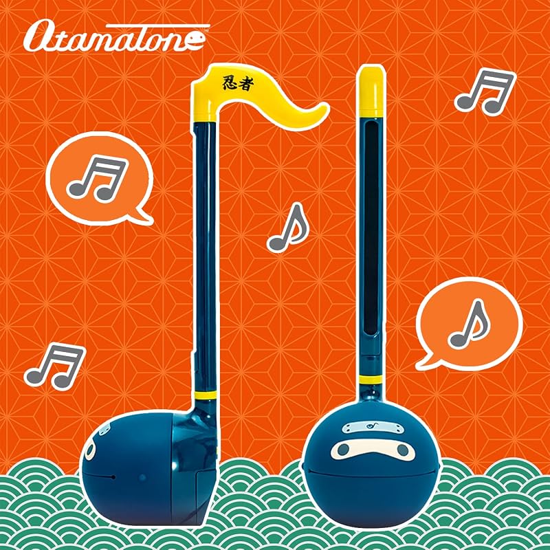 Otamatone Ninja Elektronikus Hangszer - Hordozható Szintetizátor Gyerekeknek és Felnőtteknek - Kreatív Zenei Játék Érintésérzékeny Felülette