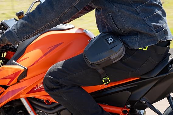 OGIO MOLDED LEG BAG, BLACK | Water-Resistant EVA Molded Front Panel, Inside Zippered Mesh Storage Pocket, 79 Cu.In/1.3 L Capacity