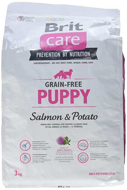 Brit Care Grain-Free Puppy Salmon & Potato Comida para Perros - 3000 gr