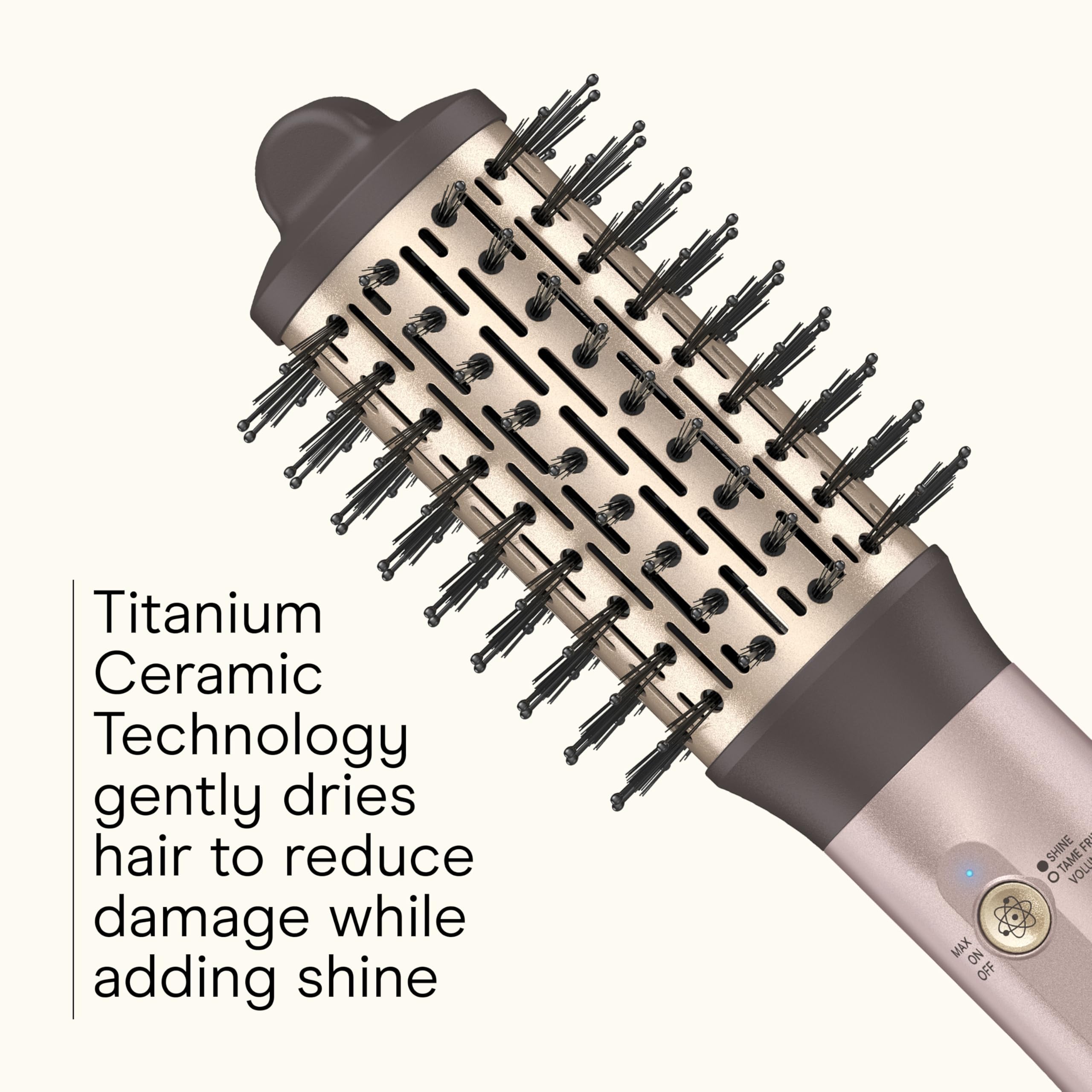 INFINITIPRO by CONAIR Frizz Free BC610C 2-in-1 Blow Dryer Brush
