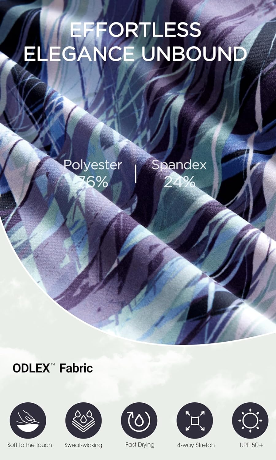 ODODOS Women's High Waisted Yoga Capris with Pockets, Tummy Control Non See Through Workout Athletic Running Capri Leggings - Image 6