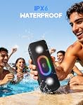 OHAYO Haut-parleurs Bluetooth sans fil Portables en extérieur, IPX6 Imperméable, Bold 24W Sonne, 24H L'heure du jeu, TWS Paire, Lumières ambiantes, Essentiels maison/voyage/pêche, Cadeaux d'anniversaire