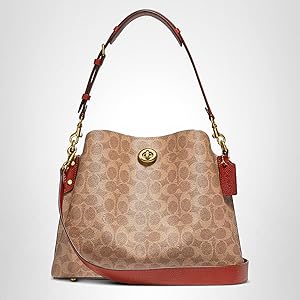 Coach Polished Pebble Leather Willow Shoulder Bag