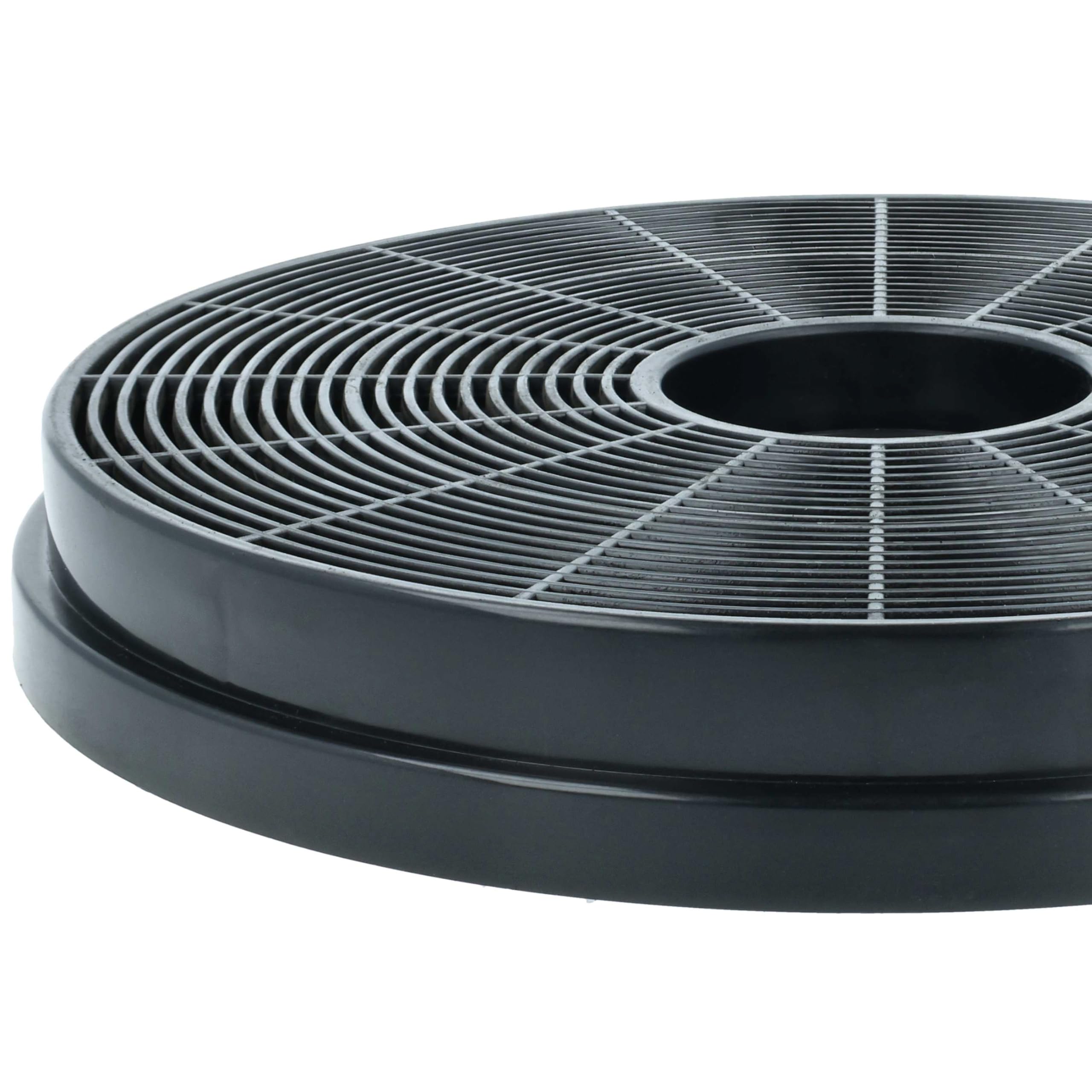 vhbw 4x filtro de carbón activado reemplaza Klarstein 10033740 para campanas cocina - 17,5 cm