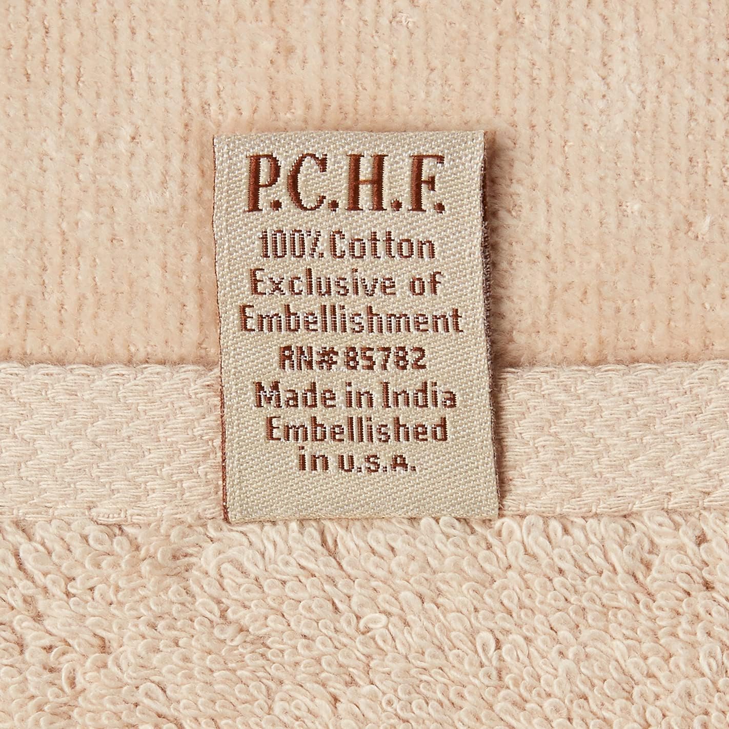 Sherry Kline Mandalay Embellish Towel Set -1 Bath Towel 1 Hand Towel & 1 Wash Cloth,Quick Dry & Elegant, Durable & Machine Washable, Soft & Absorbent Bathroom Towels (Cotton, Taupe, 3 Piece)