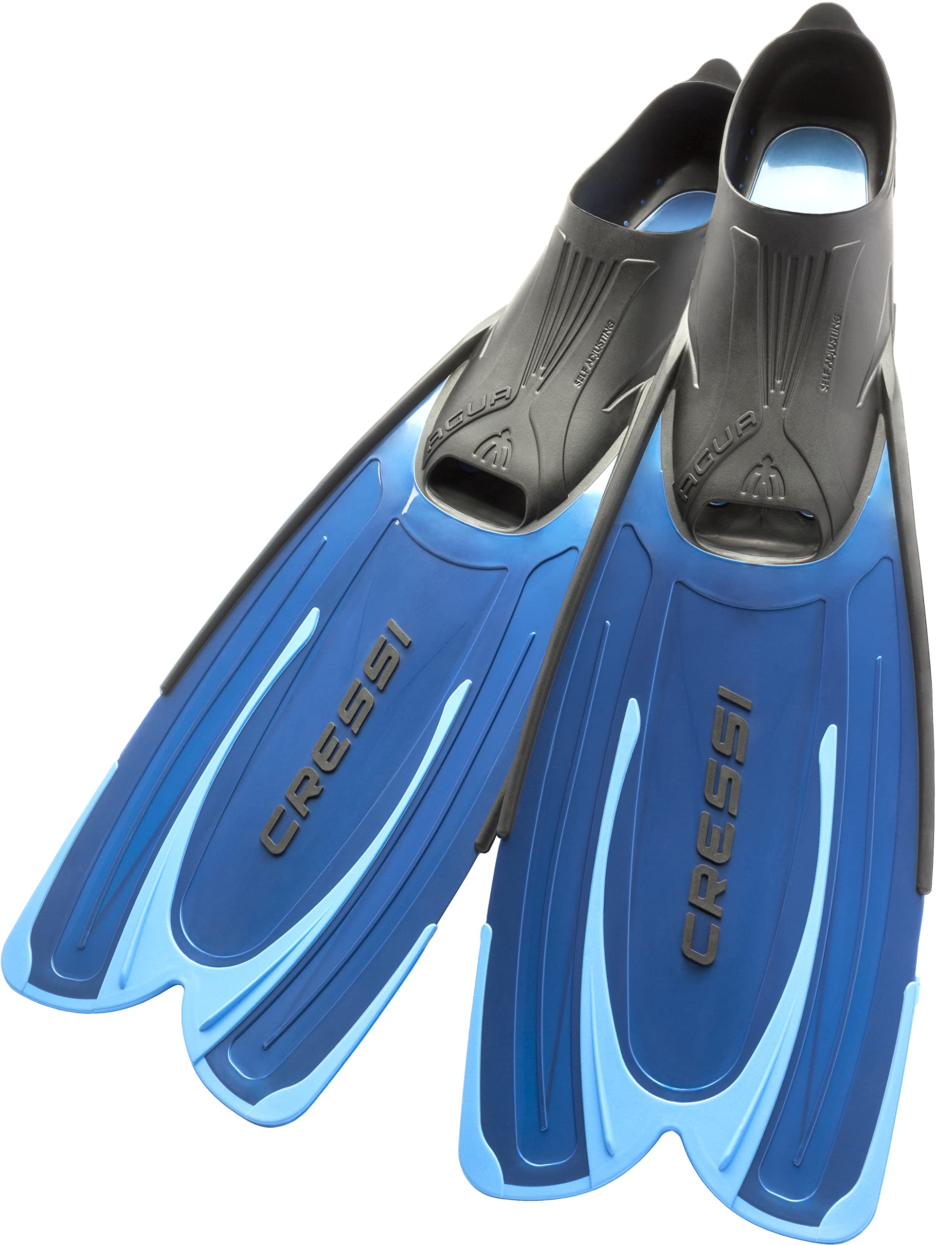 CRESSIAgua Fins Premium Self Adjusting for Diving, Apnea, Snorkeling and Swimming