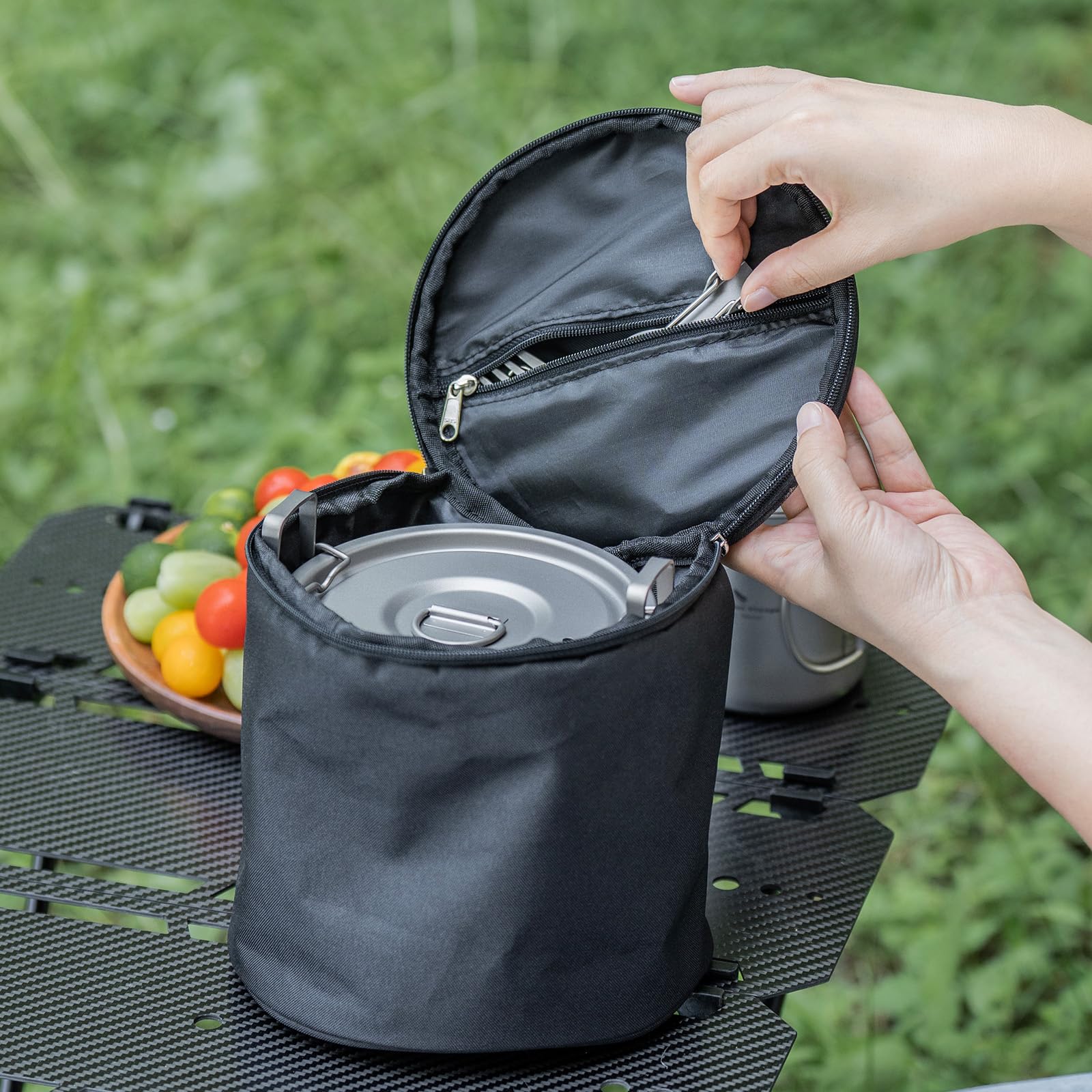 Boundless Voyage Titan Ti-2093-C Casserole multifonction pour la cuisine, la randonnée, le pique-nique