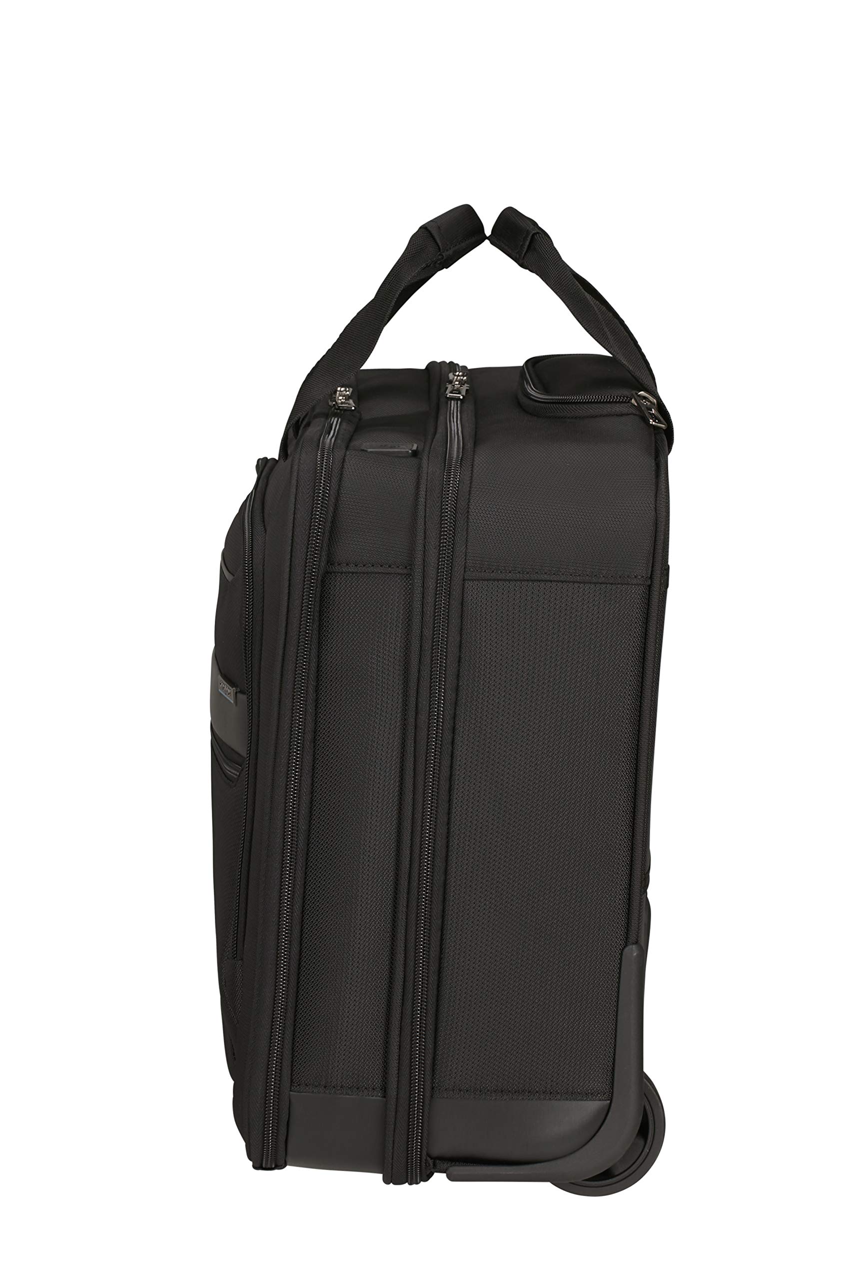 Samsonite Vectura Evo - Sacoche pour ordinateur portable à roulette 17.3 pouces, 46 cm, 27.5 L, Noir (Black)