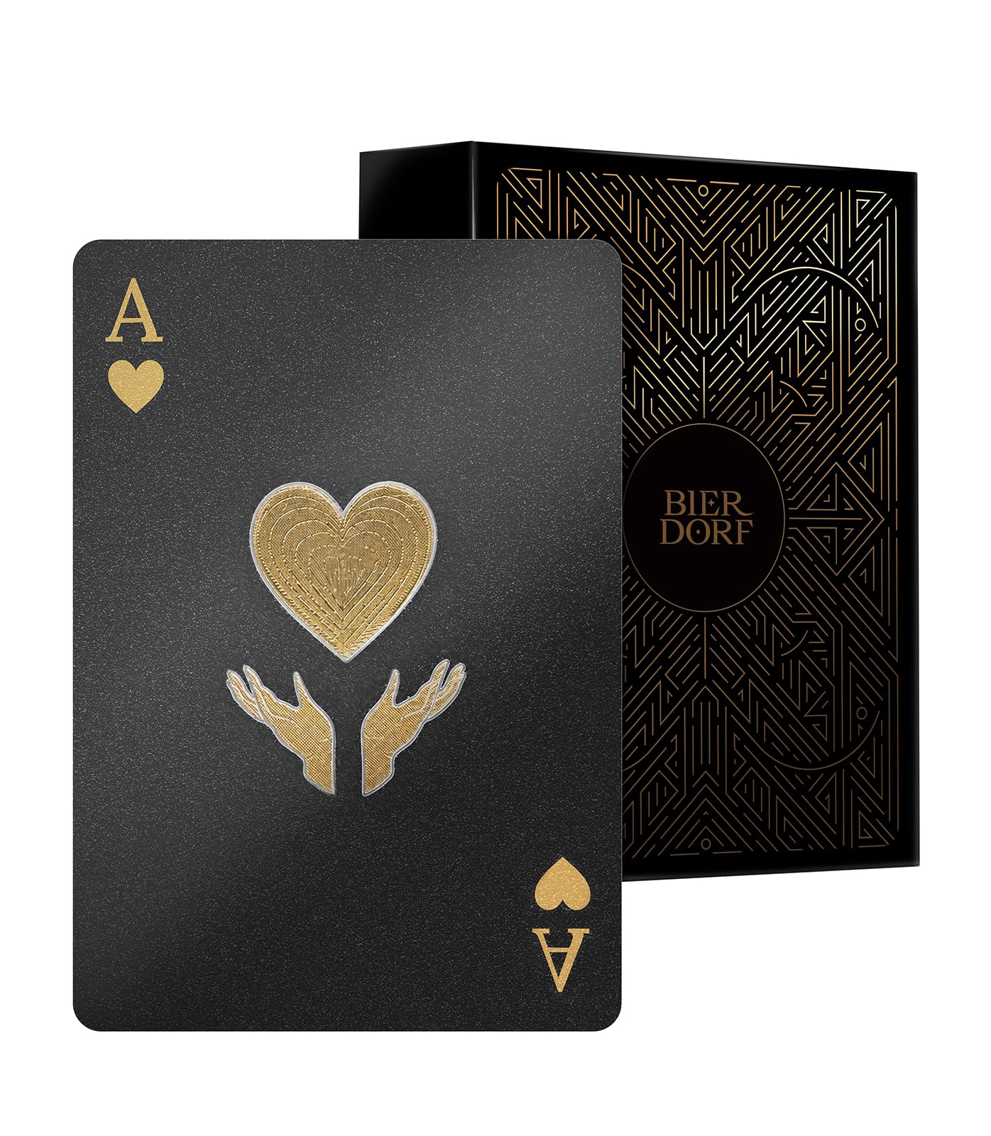 BIERDORF Waterproof Playing Cards, Deck of Cards, Poker Size (Black) — Amazon image 10