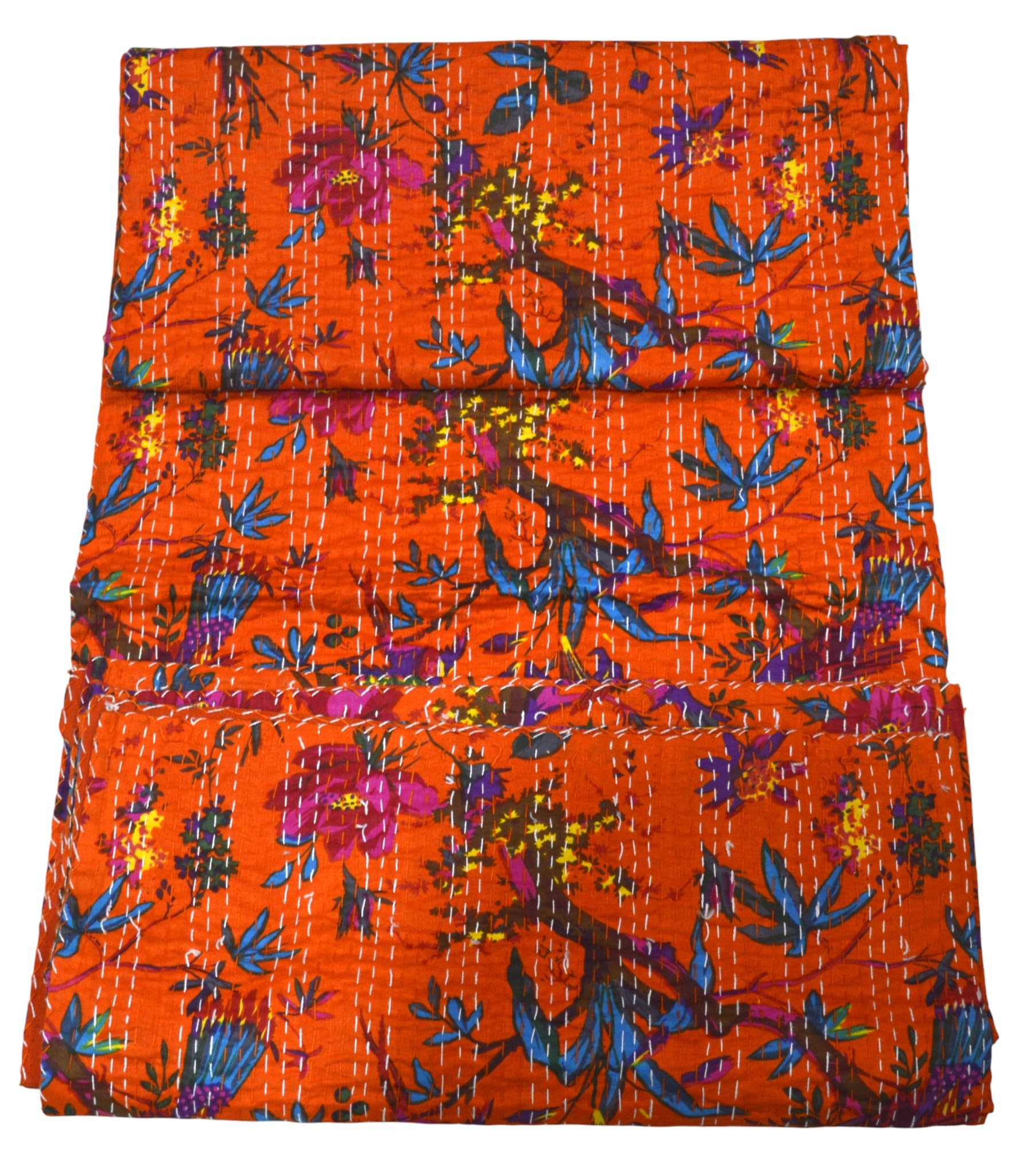 boho kołdry queen size bawełniana kołdra koc narzuta zestaw pościeli indyjski koc vintage kantha kołdra dwustronna pościel gudari jaipuri