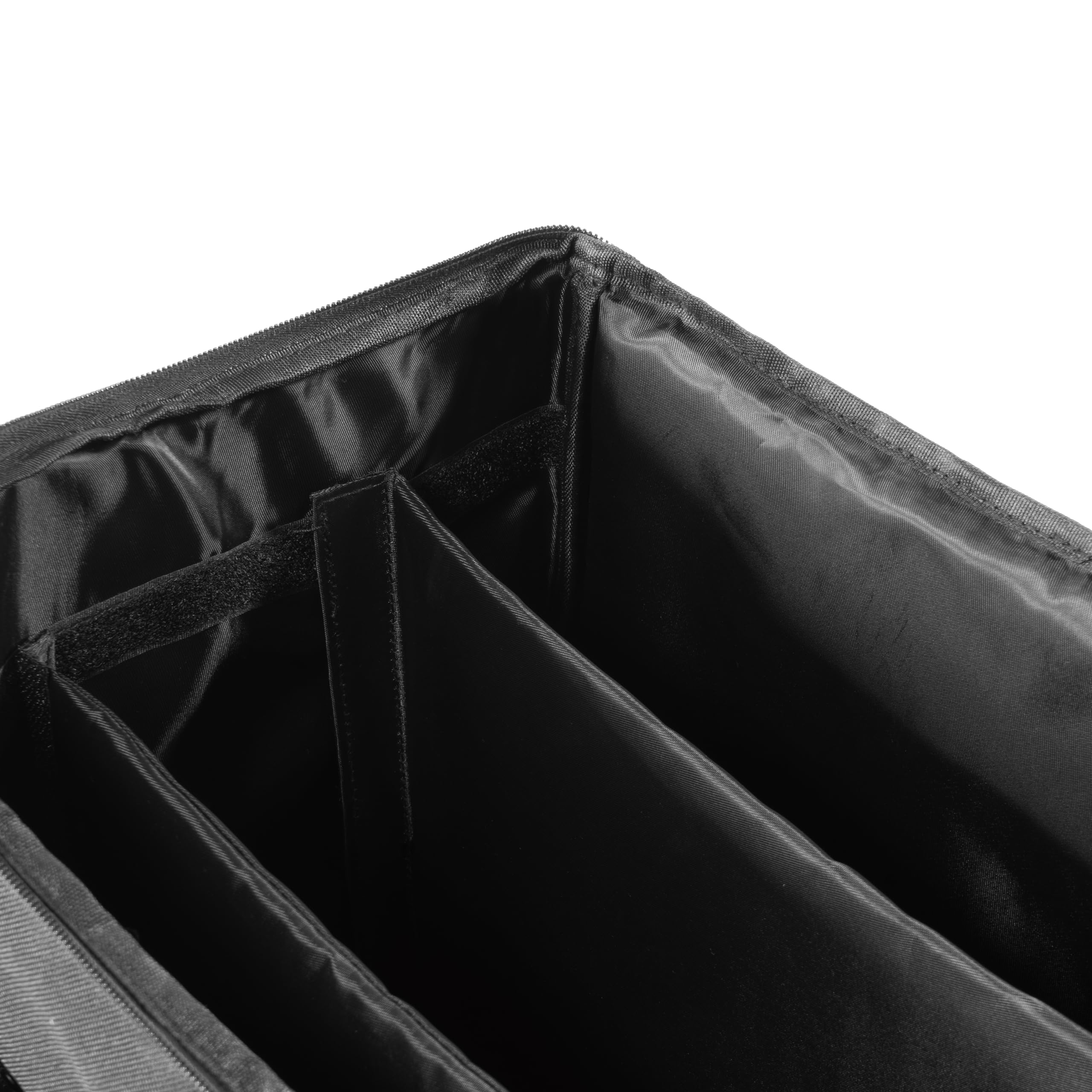 Bolsa de transporte de discos de vinilo para álbumes de 12 pulgadas o LPs, estuche de almacenamiento de viaje con divisores para hasta 60 discos de colección