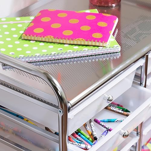 Vista 14 de Organizador de oficina Honey-Can-Do, Metal, plástico, textil, Plateado, 1