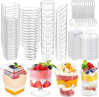 30+ Quick No-Bake Dessert Recipes That Come Together in Minutes 23 380 Pack Mini Dessert Cups with Spoons and lids, 3 and 5 oz Mini Clear P...