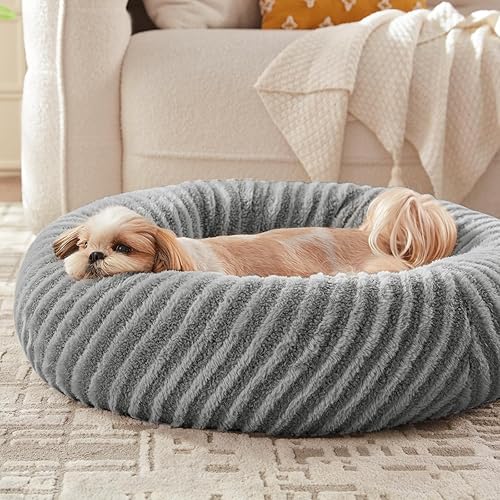 Miniatura 13 de MIXJOY Camas para perros pequeños, cama lavable para perros con funda extraíble, cama pequeña para gatos de interior, camas suaves y calmantes tipo