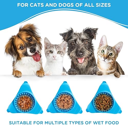 Miniatura 3 de Aquapaw Alfombrilla para lamer perros  Alimentador lento de succión y tapete de alimentación  Dispensador de juguetes de baño para perros y