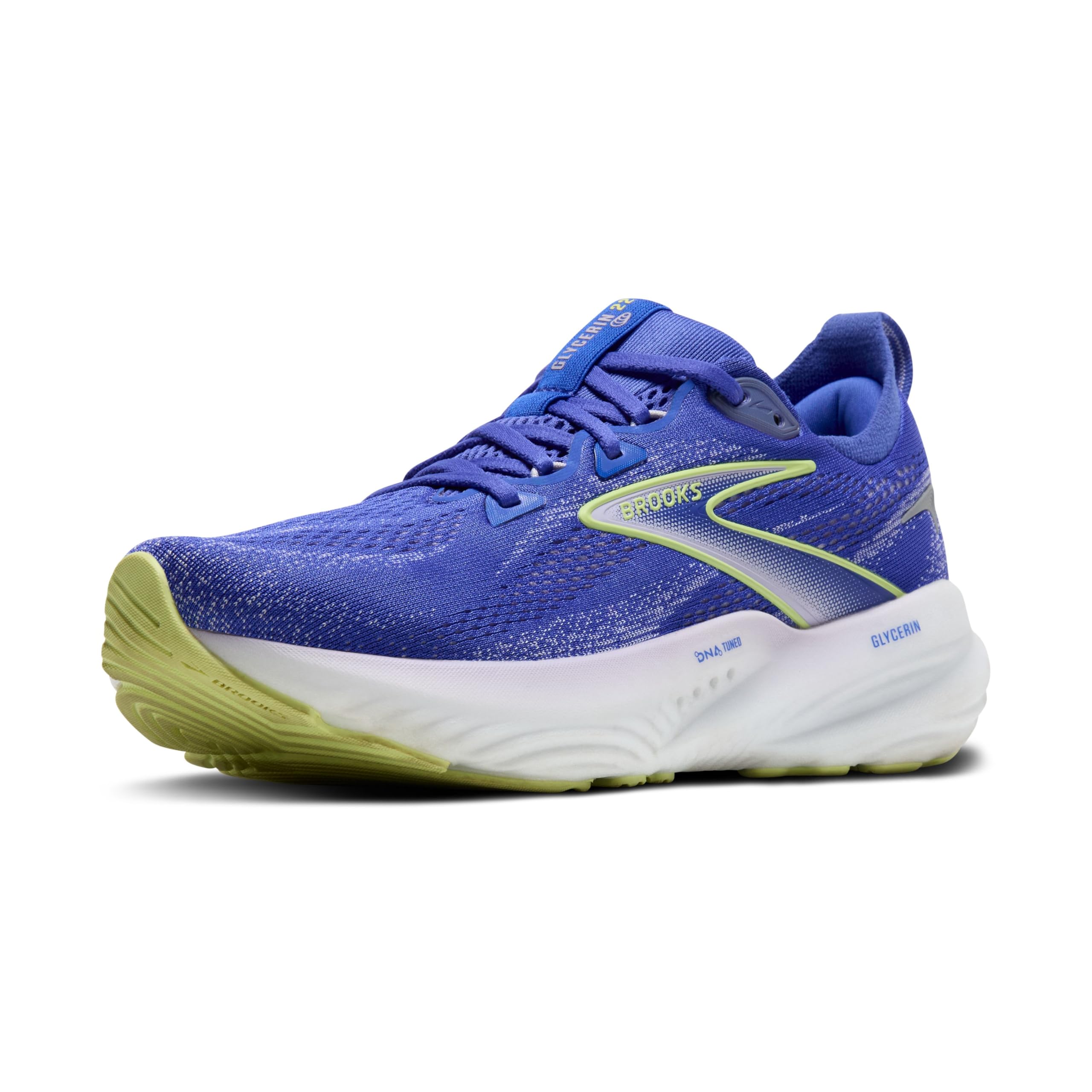 Brooks 1204341B440 Glycerin 22 Women Amparo Blue/Hyper Iris/Yellow UK 5.5