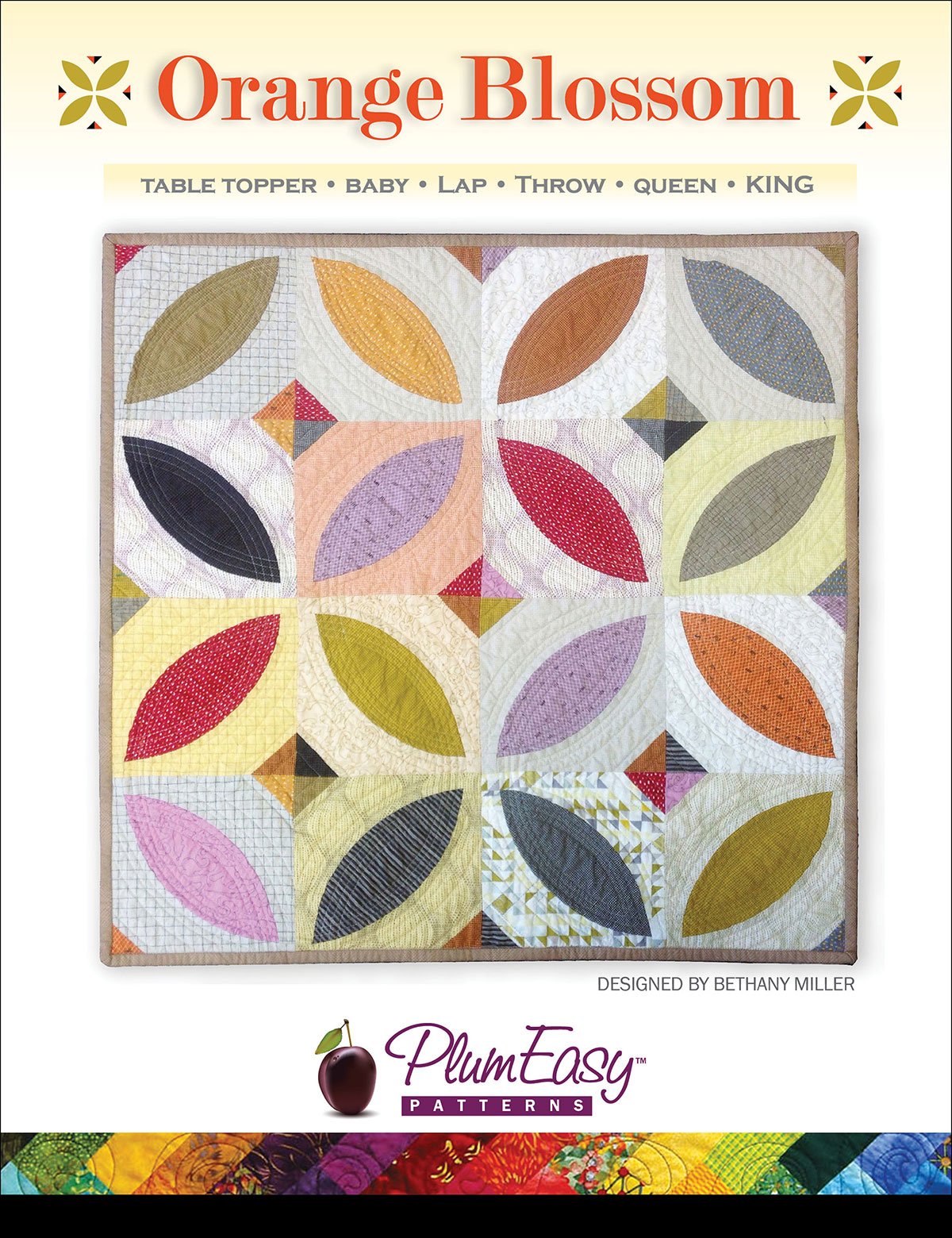 Plum Easy Patterns PlumEasy Orange Blossom Quilt