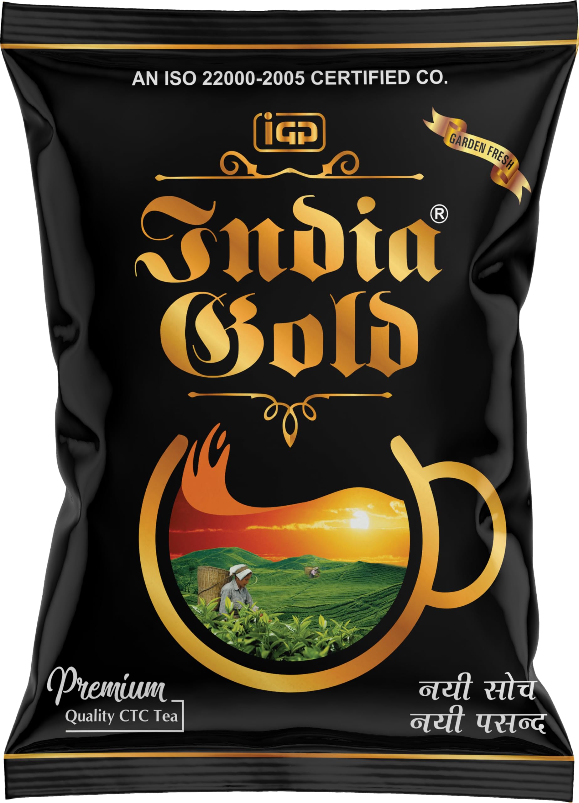 India gold Premium Tea -Refreshing Aroma Assam and Darjeeling CTC Tea bags premium chai Patti | 100% Vegetarian (1) (B0CNT2SWSK) Amazon Price History, Amazon Price Tracker