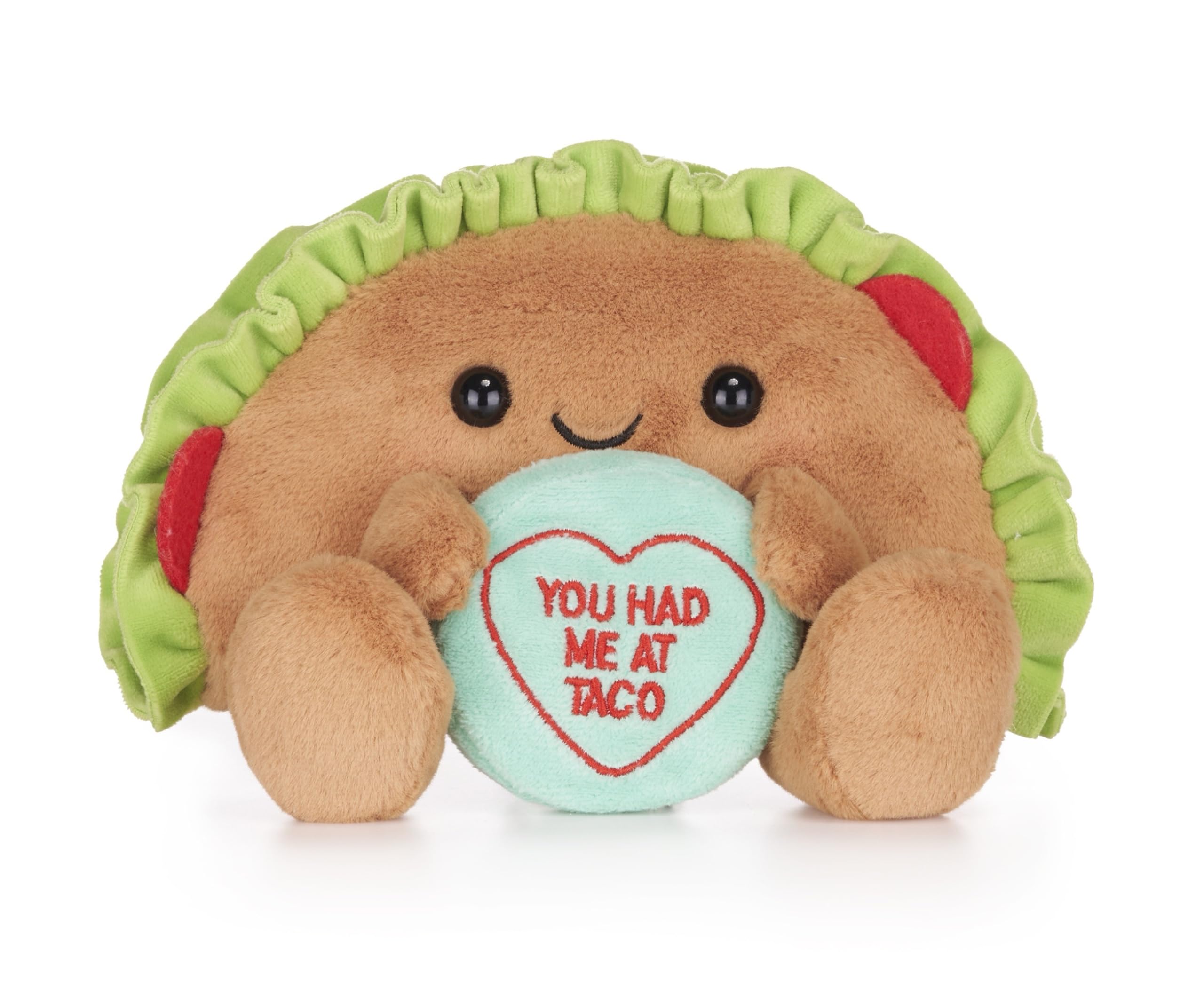 Swizzels Love Hearts 7" / 18cm Taco "You Had Me At Taco" Soft Plush Gift