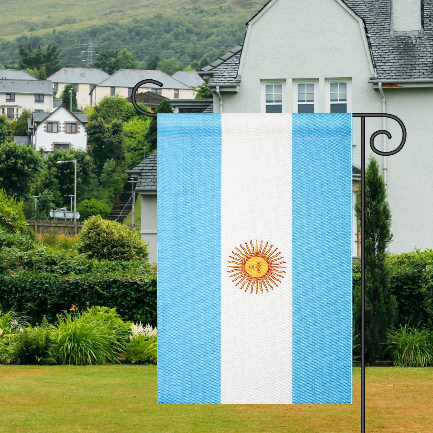 Peruanische Gartenflagge Aus Jute – 30,5 X 45,7 Cm, Doppelseitig, Für Draußen & Innen | DIY-Dekoration Für Hof & Wand