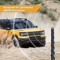 Vista 45 de BASIKER Soporte de base de antena de radio compatible con Ford F-250 F-350 Super Duty Ford Excursion 2000-2007, montaje en base de antena