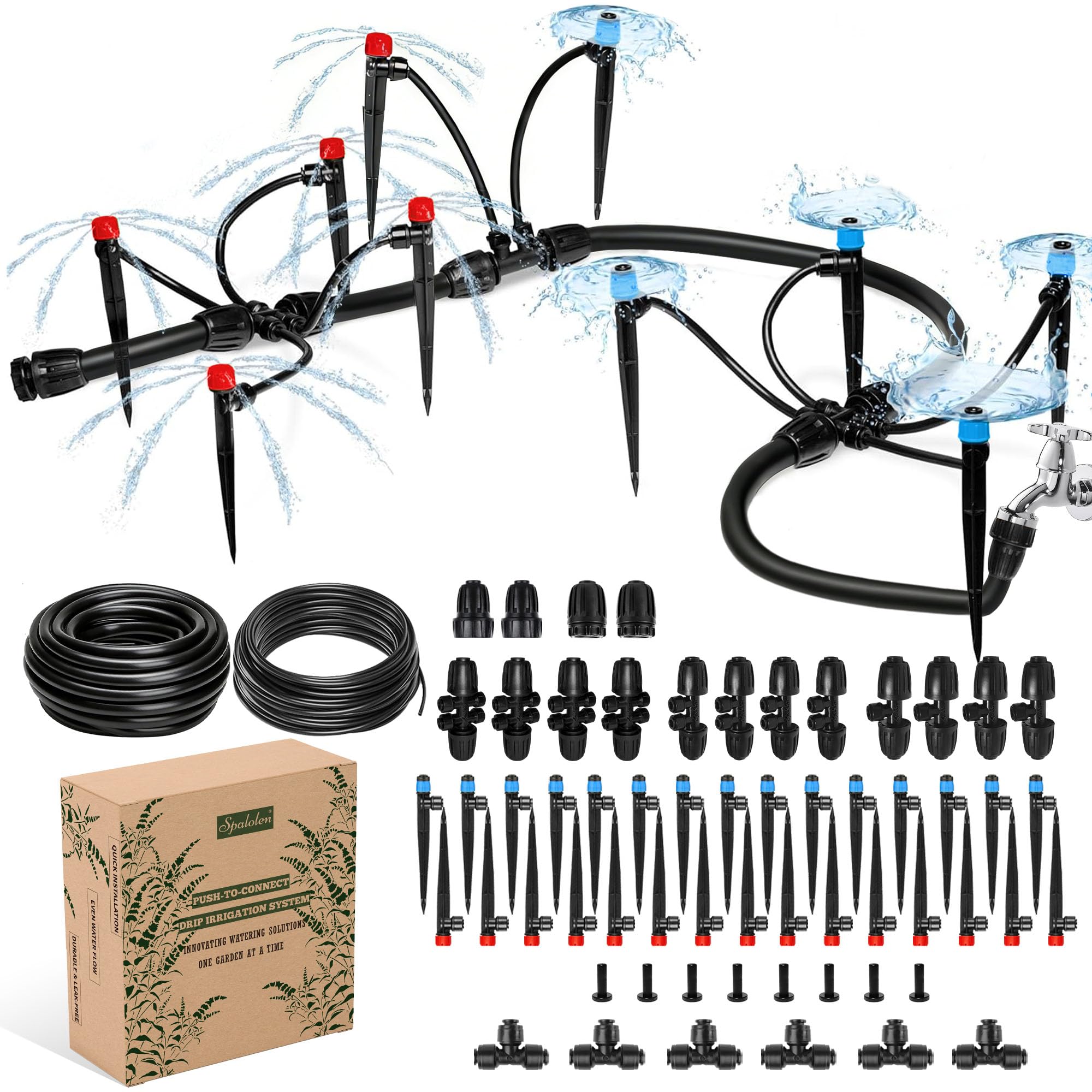 Spalolen Push-to-Connect Drip Irrigation System