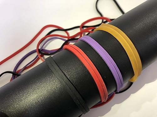 Miniatura 2 de Bandas de goma, tamaño 117 (7 pulgadas x 18 pulgadas), banda de goma grande sin látex a granel elástica a granel, bucles elásticos duraderos para