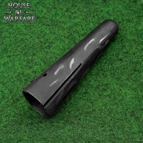 Miniatura 6 de Tapas de lanza forjadas a mano Extremos de arma de acero al carbono para recreación, LARP, equipo romano y medieval