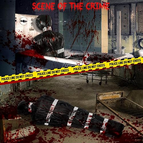 Miniatura 7 de Decoraciones de Halloween para exteriores, accesorios de víctimas muertas aterradoras, juego de decoración de Halloween espeluznante para casa